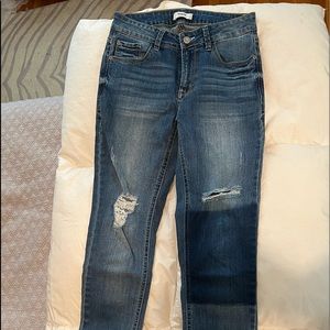 Straight leg jeans